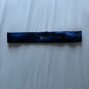 lululemon athletica Blue Patterned Headband